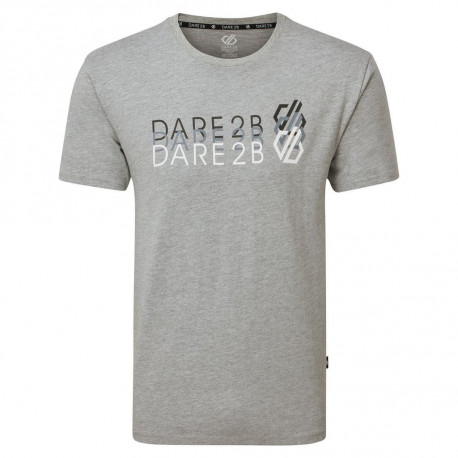 Pánské bavlněné tričko Focalize DMT519 S, šedá