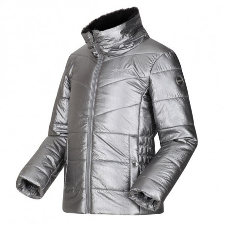 Dívčí zimní bunda Vedetta RKN107 116, stříbrná