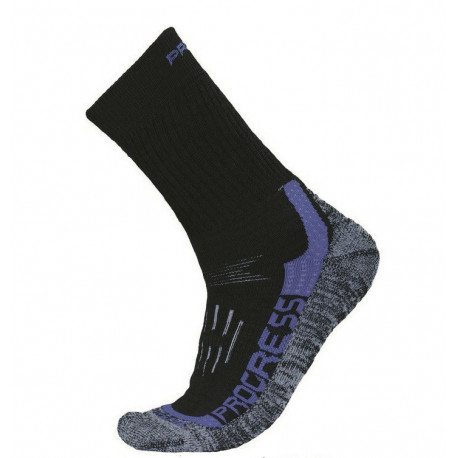 X-TREME zimní turistické ponožky s Merinem 3-5, černá/modrá