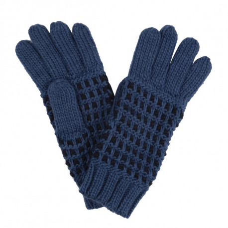 Dámské pletené rukavice Dalary RWG061 L/XL, tm. modrá