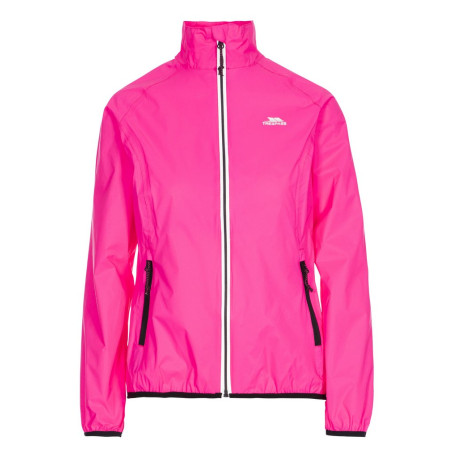 Dámská lehká nepromokavá bunda BEAMING XL, neonově růžová