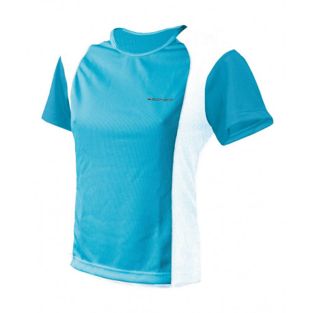 Dámské tričko krátký rukáv BELLATRIX XS, modrá/bílá
