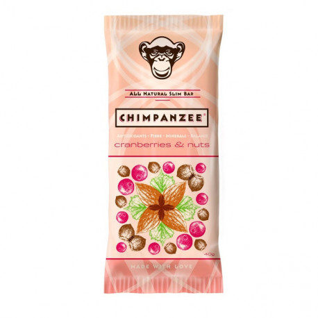 Slim bar Cranbaarries/nuts 40g - Chimpanzee