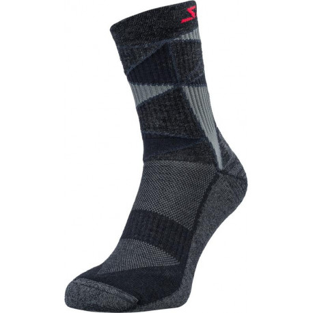 Zimní funkční ponožky VALLONGA UA1745 34-35, black-red