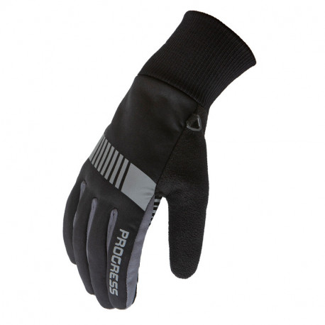 SNOWSPORT GLOVES zimní běžkařské rukavice XL, černá/šedá