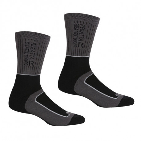 Dámské trekové ponožky Samaris 2pack RWH046 39-42, černá