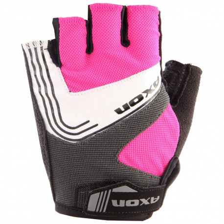 Cyklistické rukavice Axon 395 L, růžová