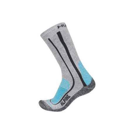 Zimní trekové ponožky Alpine XL (45-48), šedá