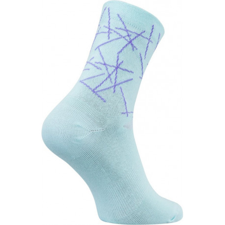 Dámské cyklistické ponožky Aspra UA1661 42-44, turquoise-punch