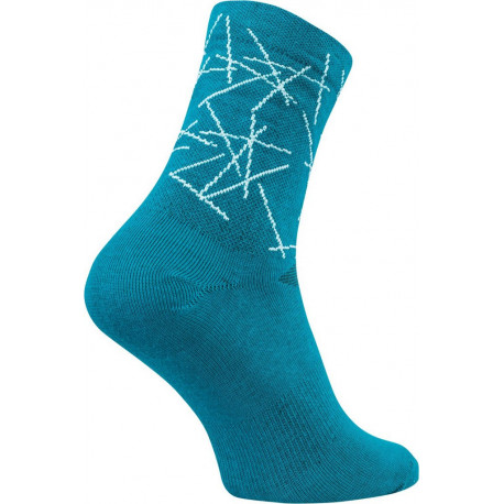 Dámské cyklistické ponožky Aspra UA1661 36-38, ocean-turquoise
