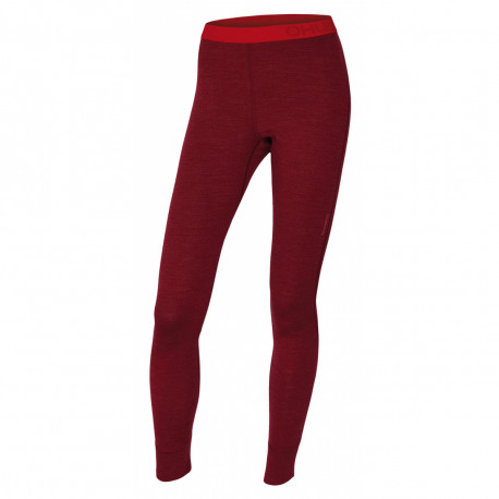 Merino termoprádlo – dámské kalhoty XL, tm. cihlová