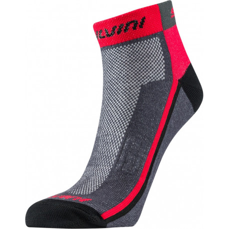 Cyklistické ponožky Plima UA622 39-41, charcoal-red