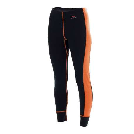 Dámské spodky dlouhé nohavice BOHEMIA XL, černá/oranžová