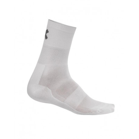 Cyklistické ponožky vysoké RIDE ON Z 40-42, bílá/šedá