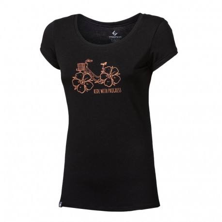 LIBERTA "FLOWBIKE" dámské triko s bambusem XL, černá