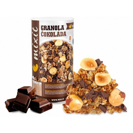 Granola z pece - Čokoláda a lískové ořechy
