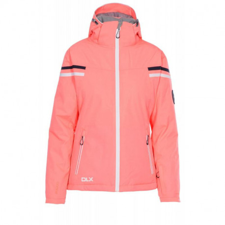Dámská lyžařská bunda Natasha DLX XS, neon coral