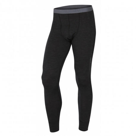 Merino termoprádlo – pánské kalhoty M, černá