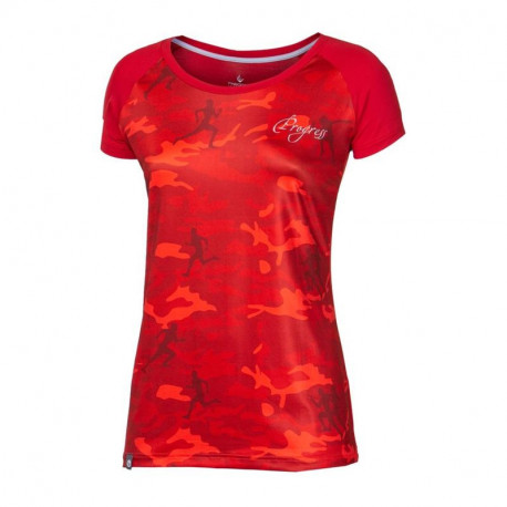 HEROICA dámské sportovní tričko S, tm. červená