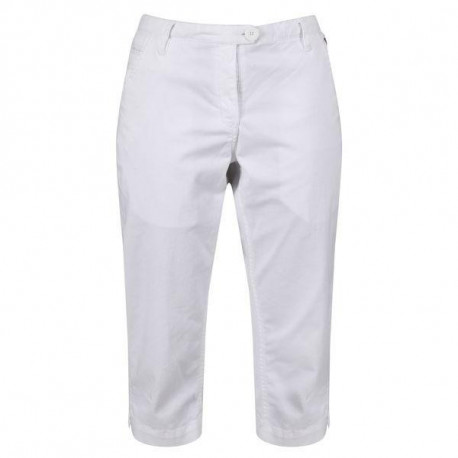 Dámské capri kalhoty Maleena RWJ213 34, bílá