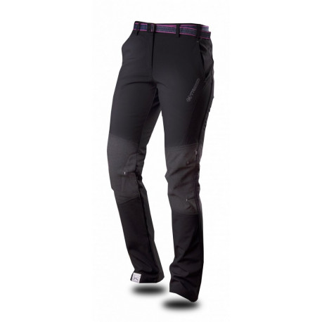 Dámské softshellové kalhoty Jurra XL, grafit/černá