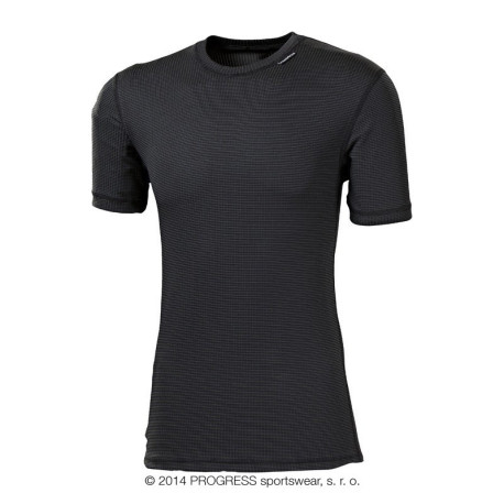 MS NKR pánské funkční tričko s krátkým rukávem XXL, černá