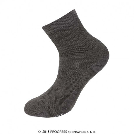 MANAGER BAMBOO WINTER zimní ponožky s bambusem 6-8, šedá