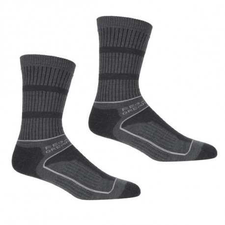 Dámské trekové ponožky Samaris 2pack RWH045 39-42, tm. šedá