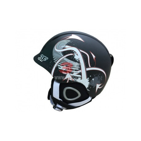 Dětská lyžařská helma 3F VISION Peak kids 1590 S, černá