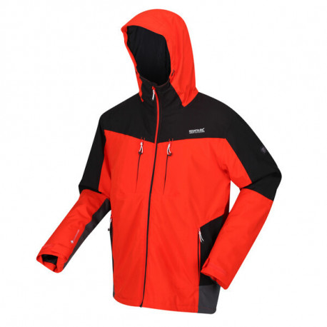 Pánská zimní bunda Highton Stretch II RMP321 XL, oranžová/černá