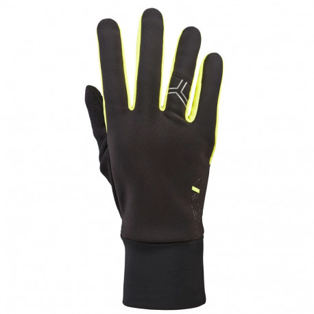 Dámské běžkařské rukavice Rieser WA1711 S, black-neon