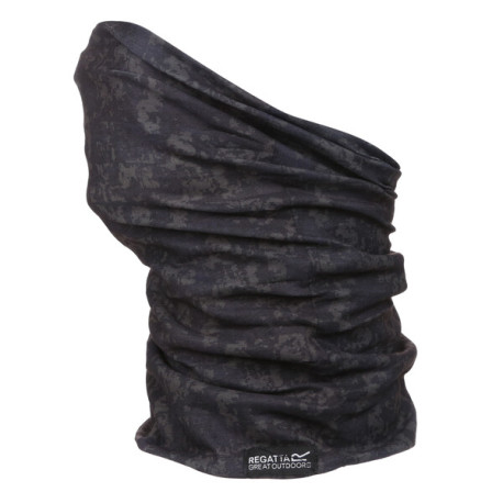Multifunkční šátek/nákrčník RMC058 one size, černý melír