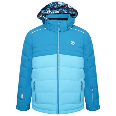 Dětská zimní lyžařská bunda Cheerful II DKP399 152, tyrkys-modrá
