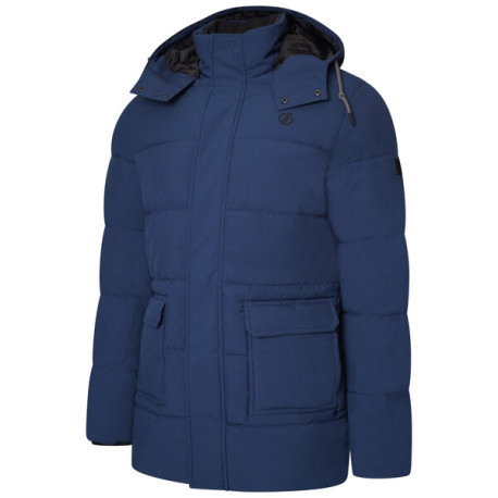 Pánská prošívaná zimní bunda No End DMP541 S, tm. modrá