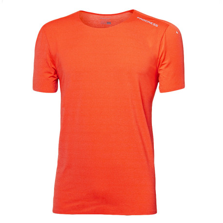 TECHNIC pánské sportovní triko M, oranž melír