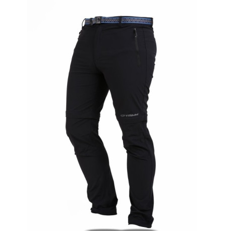 Pánské outdoorové kalhoty Timero 2v1 L, grafit černá