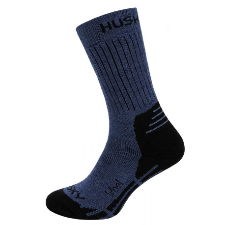 Zimní merino ponožky All Wool M (36-40), modrá