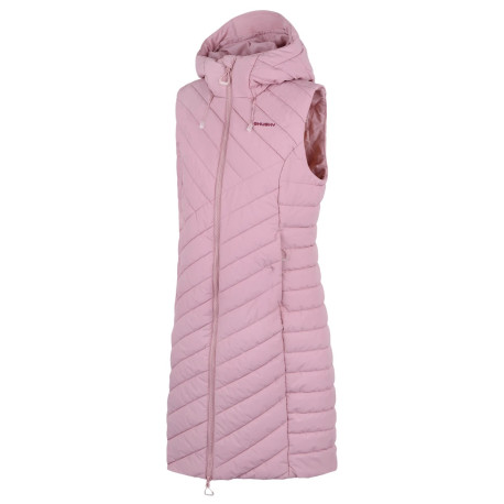 Dámská hardshell vesta Napi L XL, faded pink
