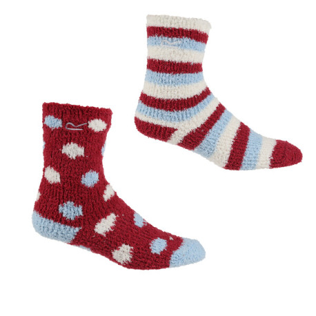 Dětské zimní ponožky RKH046 Kids 2 Pack Socks 29-31, cherry