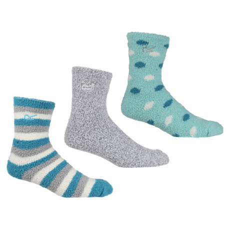 Dámské zimní ponožky 3pack Cosy Socks RWH050 3-5, tyrkys-ocean