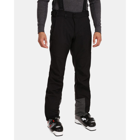 Pánské softshellové lyžařské kalhoty RHEA-M XXXL, černá