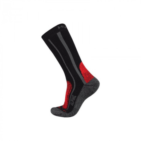 Zimní trekové ponožky Alpine XL (45-48), červená
