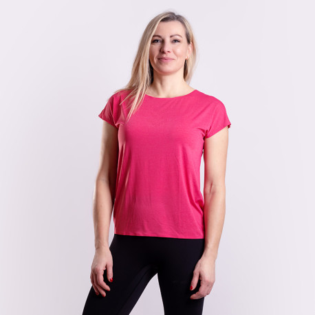 TECHNICA dámské sportovní tričko XL, malinový melír