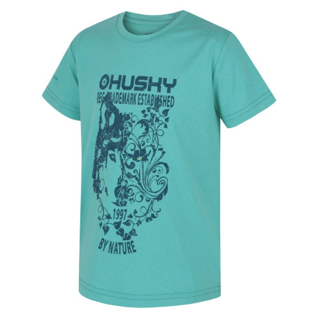 Dětské funkční triko Tash K 122-128, turquoise