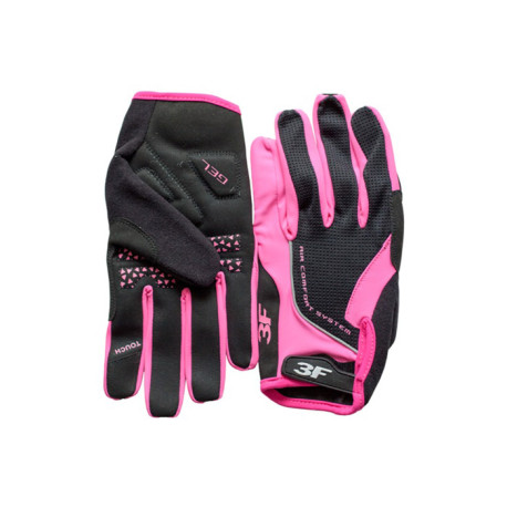 Cyklistické rukavice Trail 2129 M, pink