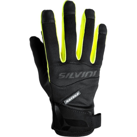 Softshellové rukavice FUSARO UA745 M, black-neon