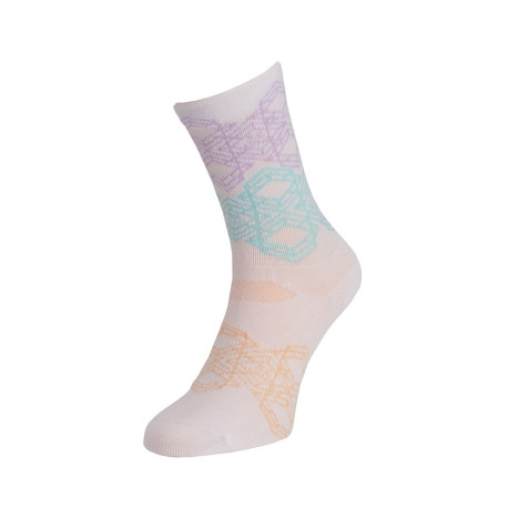 Vysoké gravel ponožky Dogana UA1643 36-38, white-lilac
