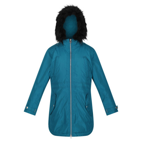 Dívčí zimní kabát Abbettina Parka RKP233 116, smaragdová