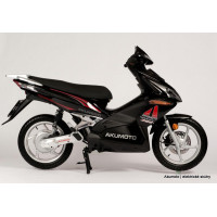 Elektrický skútr AKUMOTO 300 1,6 kw dojezd 85 km