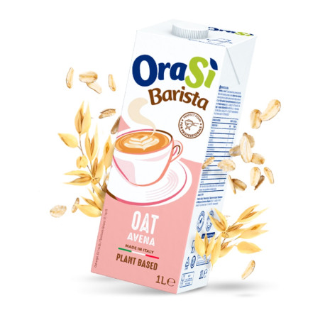 Rostlinné mléko Barista neslazený Oves 1l